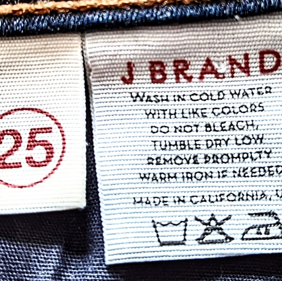 J Brand Indigo Maria Starless, Like New, High Rise Stretchy Skinny Jeans. 25. - Picture 7 of 16